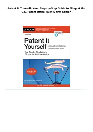 read patent it yourself: your step-by-step guide to filing at the u.s.