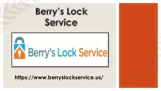 Berry’s - Lock Service