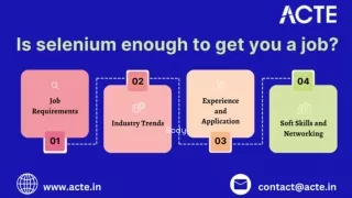 Is Selenium Enough to Land a Job? A Comprehensive Guide to Navigating the Job Ma