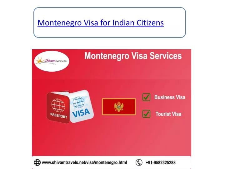 montenegro visa for indian citizens