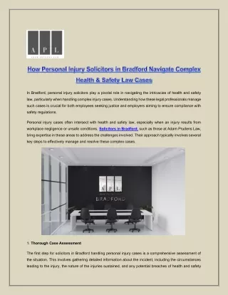 Bradford Solicitors Adam Prudens Law