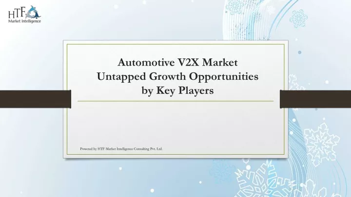 automotive v2x market untapped growth