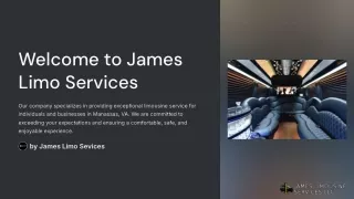 welcome to james limo services