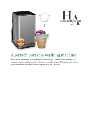 Auertech portable washing machine