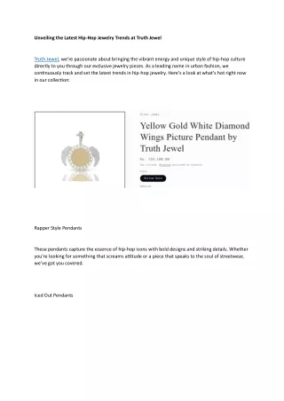 Latest Hip-Hop Jewelry Trends at Truth Jewel (4)
