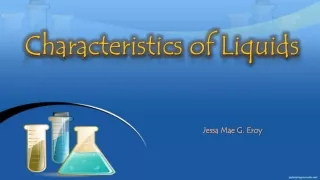 Characteristics Of Liquids_Day1-4