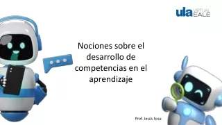 Nociones sobre el desarrollo de competencias en el aprendizaje