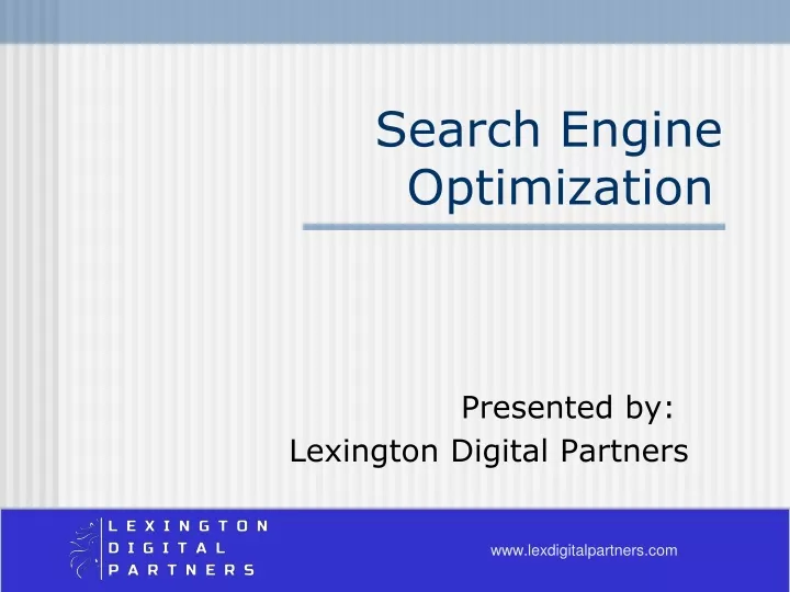 search engine optimization