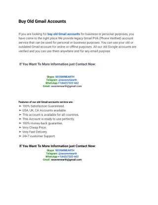 09 Tips For Buy Old Gmail Accounts Success