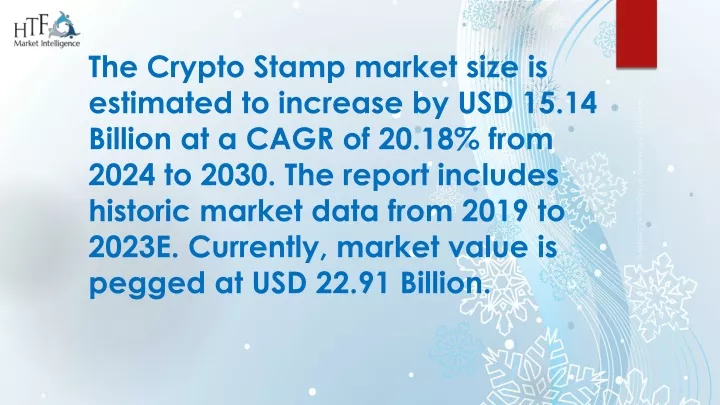 the crypto stamp market size is estimated