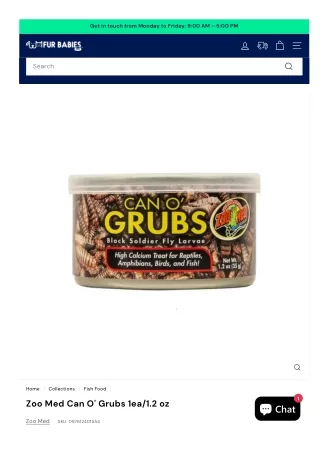 Zoo Med Can O' Grubs 1ea/1.2 oz