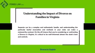 Understanding the Impact of Divorce on Families in Virginia