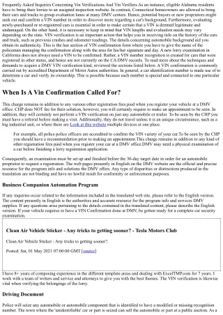 1 165 Car Confirmations California Dmv