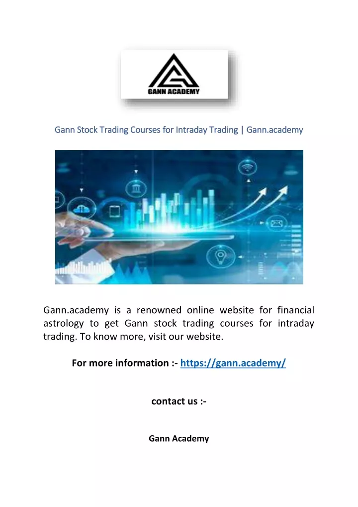 gann stock trading courses for intraday trading