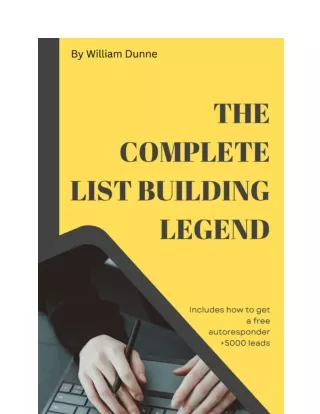 The Complete List Building Legend