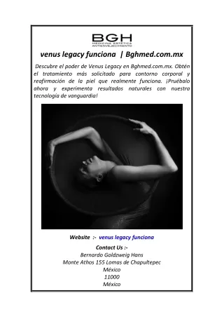 venus legacy funciona bghmed com mx