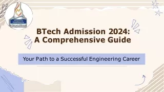 B Tech Admission Tips