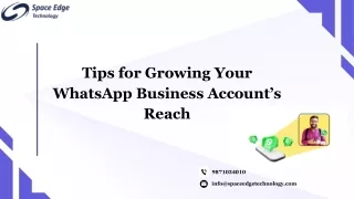 tips for growing your whatsapp business account