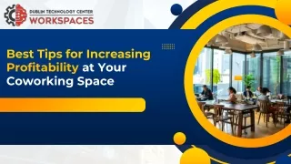 Best Tips for Increasing Profitability at Your Coworking Space