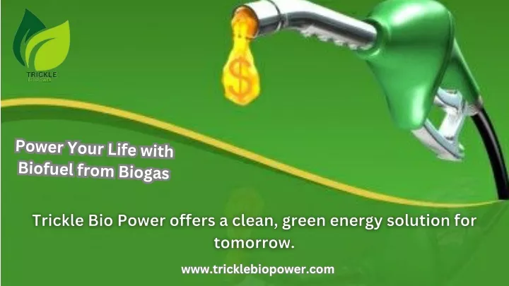 power your life with biofuel from biogas