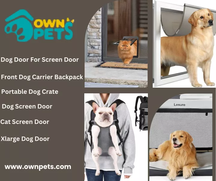 dog door for screen door