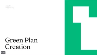 Green Plan Creation  Sustainability Action Plans