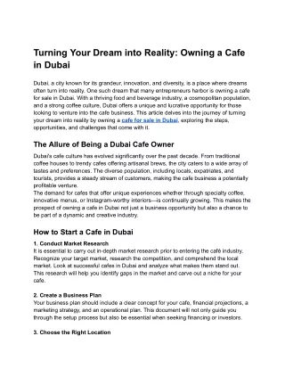 Turning Your Dream into Reality_ Owning a Cafe in Dubai