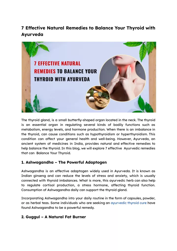 7 e ective natural remedies to balance your