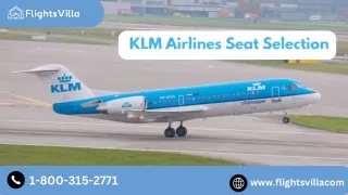 When Can I Choose My Seat on KLM Airlines?