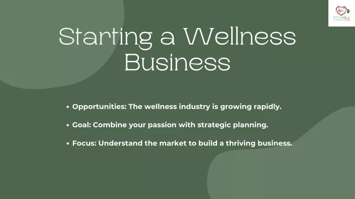 starting a wellness business