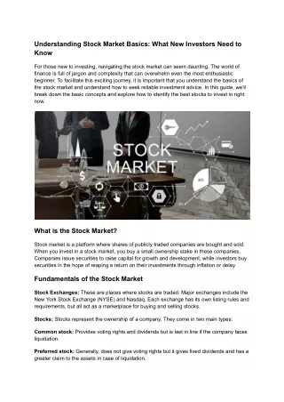 Understanding Stock Market Basics_ What New Investors Need to Know