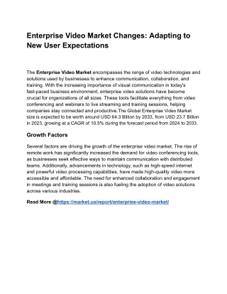 Enterprise Video Market Changes_ Adapting to New User Expectations