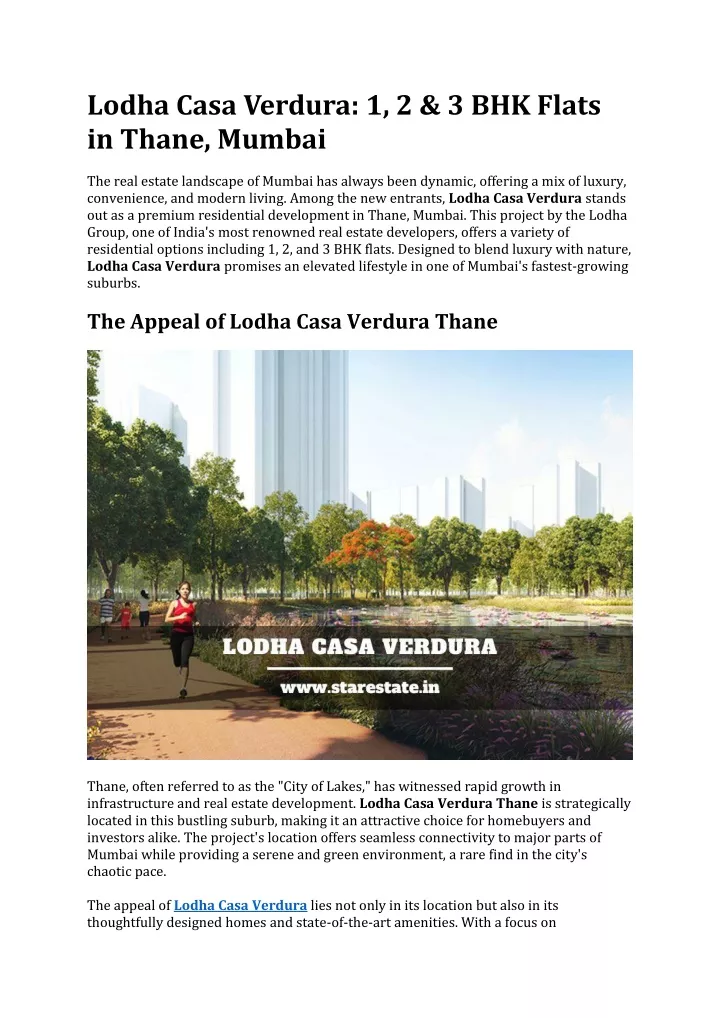 lodha casa verdura 1 2 3 bhk flats in thane mumbai