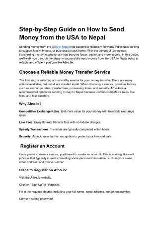 Step-by-Step Guide on How to Send Money from the USA to Nepal (1) (1)