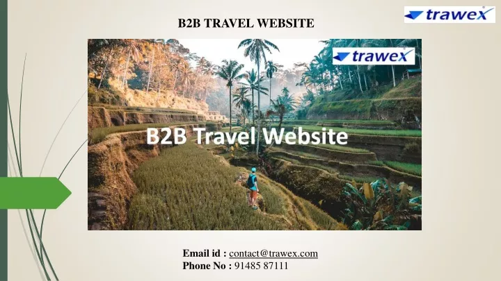 b2b travel website