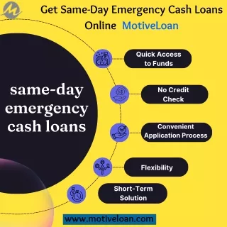 Reliable Same Day Emergency Cash Loans for Unplanned Expenses