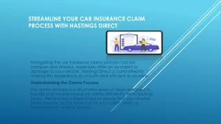 hastings direct car insurance claim