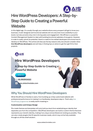 hire wordpress developers a step by step guide