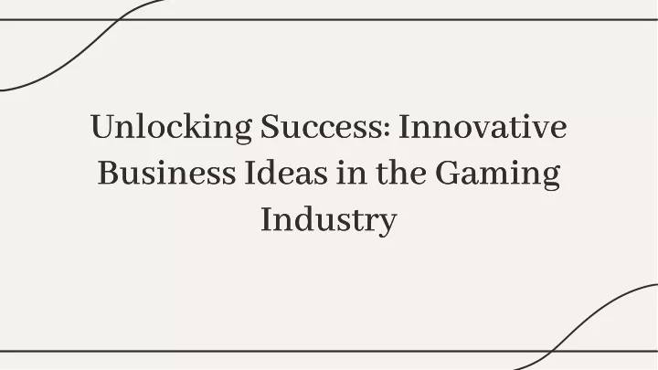 unlocking success innovative business ideas