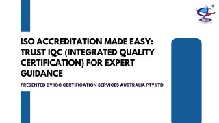 ISO Accreditation Services Near You in Australia| Get ISO Certification in Sydne