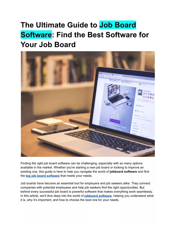 the ultimate guide to job board software find