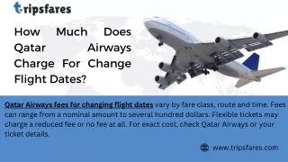 How Much Does Qatar Airways Charge For Change Flight Dates