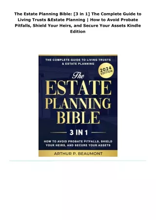 pdf book download the estate planning bible: [3 in 1] the complete gui