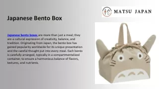 Beautifully Designed Japanese Bento Box – Shop Now