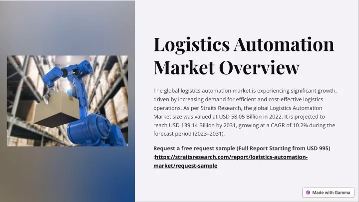 logistics automation market overview