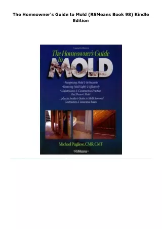 (pdf/download) the homeowner's guide to mold (rsmeans book 98)     kin