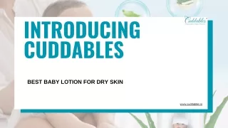 Best Baby Lotion For Dry Skin