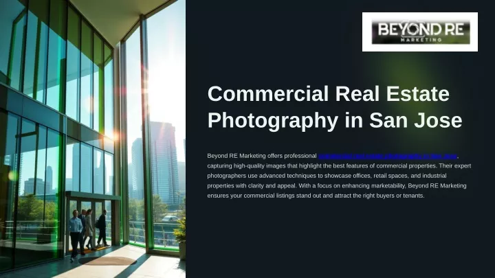 commercial real estate photography in san jose