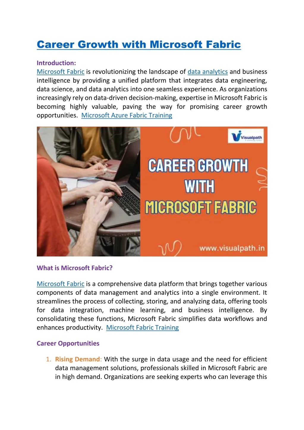 PPT Microsoft Fabric Certification Course Microsoft Fabric Online