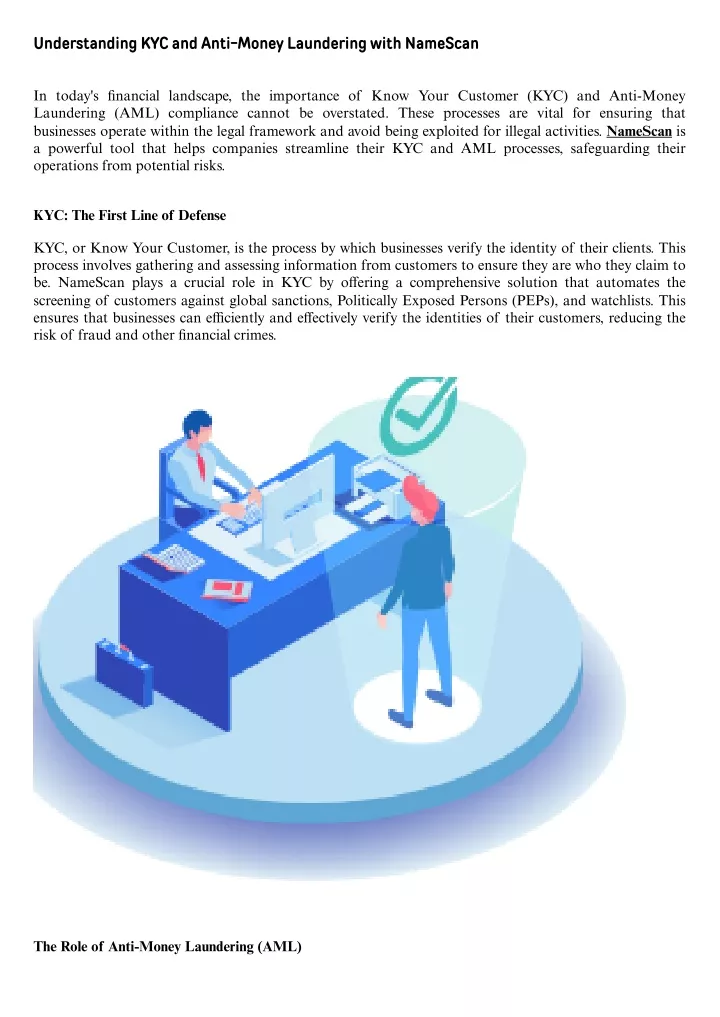 understanding kyc and anti money laundering with